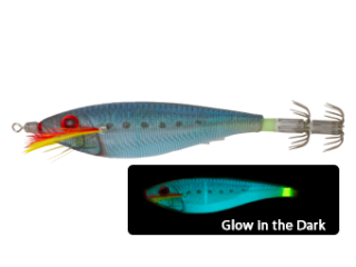 Yo-Zuri Squid Jig Ultra Cloth Wrapped Natural M BLRI