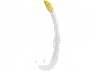 Cressi Mexico Snorkel Clear,Yellow Tube