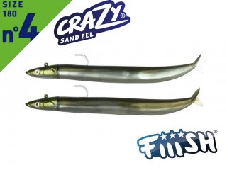 Fiiish Crazy Sand Eel 180 CSE529 Double Combo Off Shore 35g Khaki