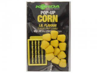Korda Pop Up Corn IB Flavour Yellow + Hair Stop