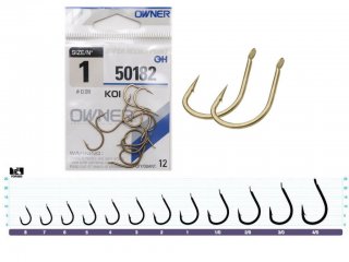 Owner Carp 50182, Smeđa, 2/0