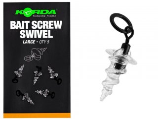 Korda Micro Ring Swivel Bait Screw M 5pcs