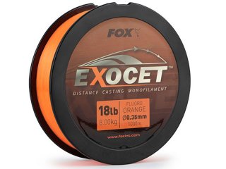 Fox Exocet Fluoro Orange Mono 1000m, 0.28mm, 5.5kg
