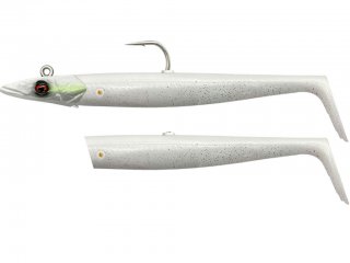 Savage Gear Sandeel V2 15.5cm, 46g S White Pearl Silver