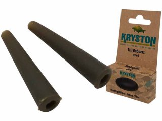 Kryston Tail Rubbers Weed 6x25mm