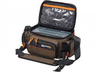 Savage Gear System Box Bag M 3 Boxes, 5 Bags, 20x40x29cm 12L