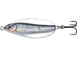 LiveTarget Erratic Shiner Spoon 50mm, 7g Silver/Black