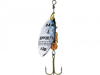 DAM Effzett Predator Spinner #4, 17g S Reflex Silver