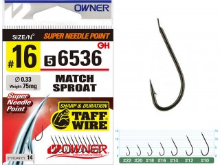 Owner 56536 Match Sproat Brown 14, 14pcs