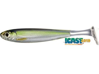 LiveTarget Slow-Roll Shiner 85mm Silver/Green