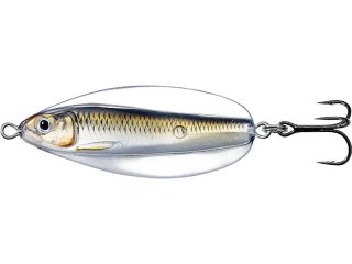 LiveTarget Erratic Shiner Spoon 60mm, 14g Silver/Bronze
