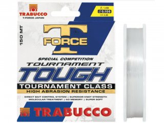 Trabucco Tournament Tough Transparent Clear 500m, 0.185mm