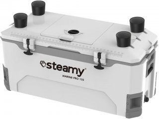 Steamy Cooler Marine PRO 155L White