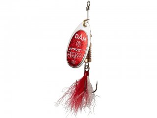 DAM Effzett Standard Dressed Spinner #4, 10g S Reflex Red