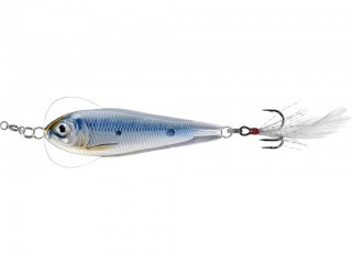 LiveTarget Flutter Shad Spoon 55mm, 14g Silver/Blue