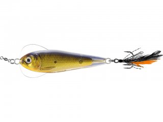 LiveTarget Flutter Shad Spoon 60mm, 21g Gold/Black