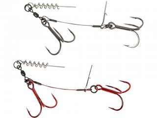 Savage Gear Carbon49 Corkscrew Stinger 2x2/0, 31kg, 2pcs