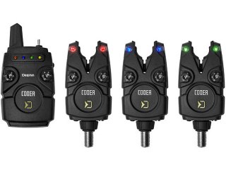 Delphin Coder Alarm Set 3+1 Blue/Red/Green