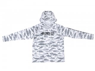 Owner Sun Block Hoodie White Fish Camo XL