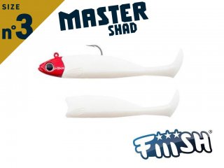 Fiiish Master Shad 75 MS4504 Combo Medium 6g White Coco/Red + Body