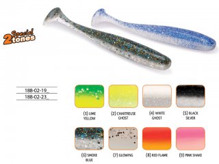Rapture Xciter Shad 5cm Glowing 12pcs