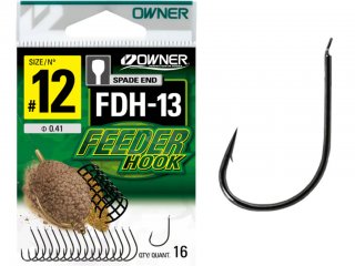 Owner Feeder Hook FDH-13 Black Chrome 14