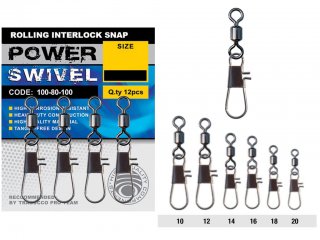 Trabucco Rolling Interlock Snap 20