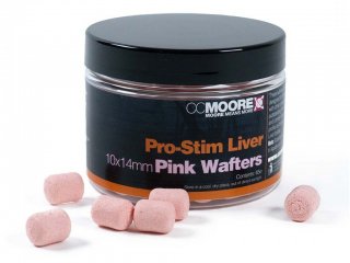 CC Moore Pro-Stim Liver Dumbell Wafters 10x14mm Pink