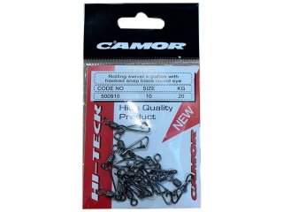 Camor Rolling Swivel Hooked Snap 8