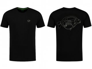 Korda One Liner Tee Black XL