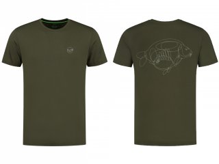 Korda One Liner Tee Olive M