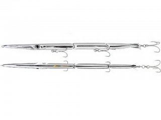 Jack Fin High Tech Needlefish Jointed Stylo 255mm UV Chrome
