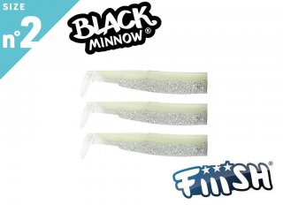 Fiiish Black Minnow 90 BM1199 Bodies 3pcs Glow