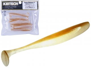 Keitech Scented Soft Plastic Swimbait Lure Easy Shiner 5inch Wakasagi