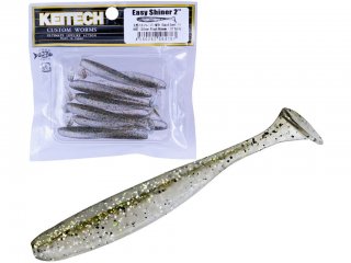 Keitech Scented Soft Plastic Swimbait Lure Easy Shiner 6.5inch Silver Flash Minnow