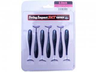 Keitech Scented Soft Swimbait Lure Impact Fat 3.3inch Sexy June Bug