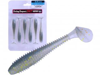 Keitech Scented Soft Swimbait Lure Impact Fat 3.8inch Sexy Shad