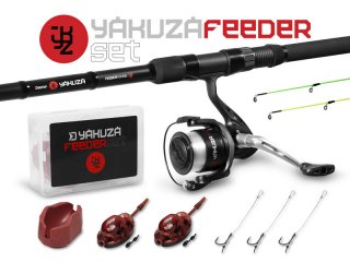 Delphin Yakuza Feeder Set 3.30m, 100g, 3pcs