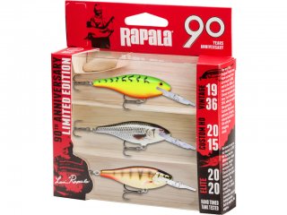 Rapala 90 Years Lure Kit Shad Rap Mid Bright Set 3pcs