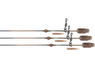 Fox Edges Leadcore Heli-Clip Rigs Camo 50lb, 3pcs