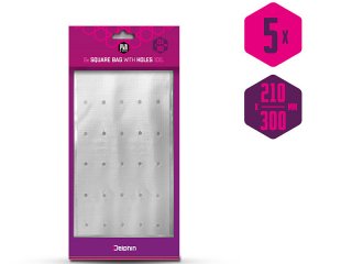 Delphin PVA NTastic Square Bag With Holes XXL 5pcs, 300x210mm