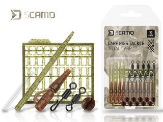 Delphin sCAMO Total Set of Carp Rigs 10 Sets
