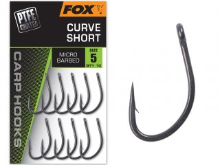 Fox Curve Shank Short 6, 10pcs