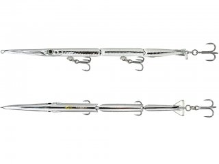 Jack Fin High Tech Needlefish Jointed Stylo 210mm UV Chrome