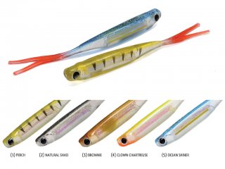 Rapture Power Minnow Fork Tail 7.5cm Brownie 6pcs