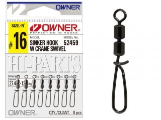 Owner Sinker Vrtilica s kopčom, 14