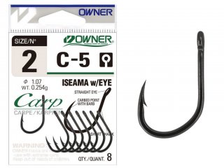 Owner C-5 53265, Black-Chrome, 8